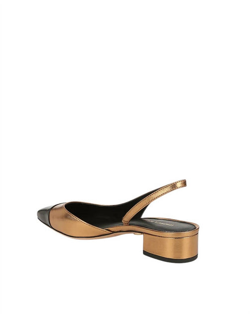 Veronica Beard Cecile Slingback Shoes Gold US 6 4