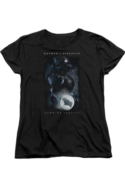 Gildan Batman V Superman Signal Short Sleeve T-Shirt Black Large 2