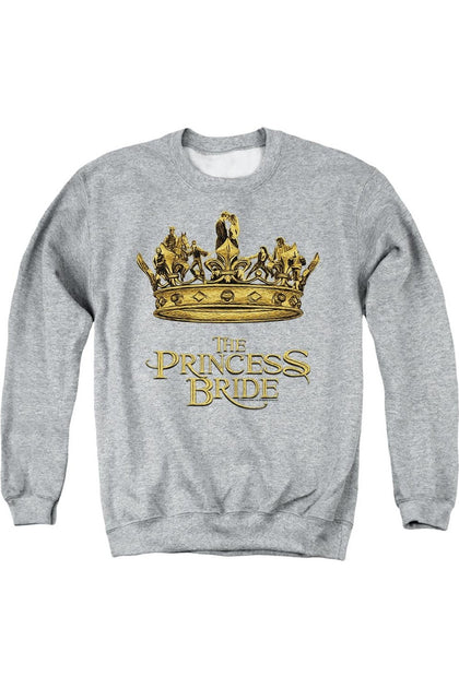 Gildan Princess Bride Crown Crewneck Sweatshirt Grey XXL 2