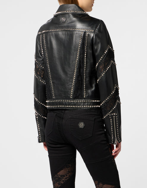 Philipp Plein Biker Jacket Black S 4