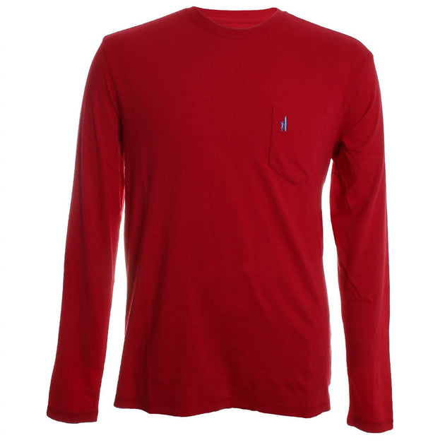 Johnnie-O Brennan Long Sleeve Tee Red Medium 2