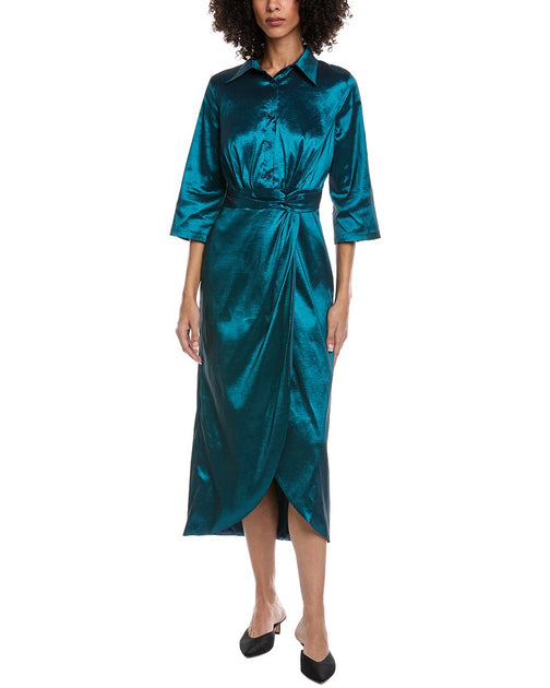 Rene Ruiz Shirtdress Blue US 10 2