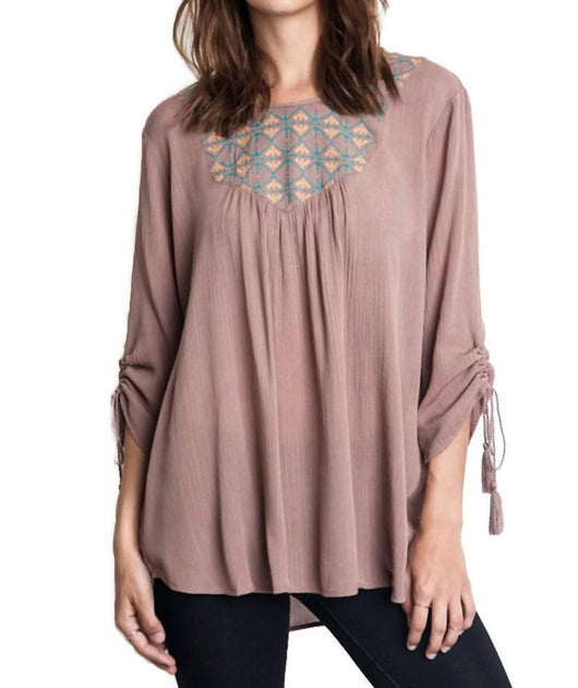 Umgee Baby Doll Top Pink Small 2
