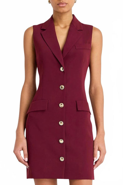 Amanda Uprichard Keanu Mini Dress Red XS 3