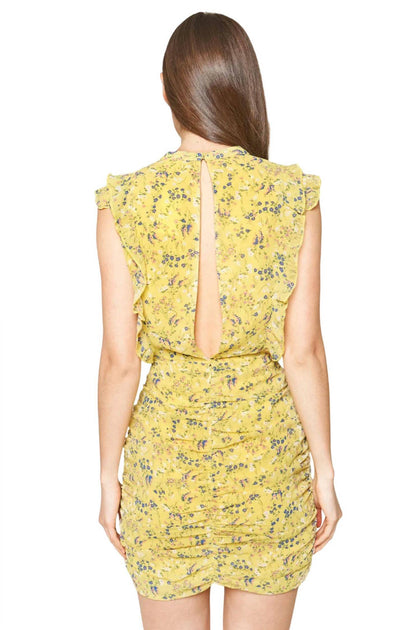 SUGARLIPS Nola Dress Yellow Large 3