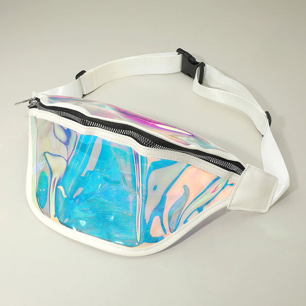 FASHNZFAB Holographic Transparent Waist Bag Multi 4