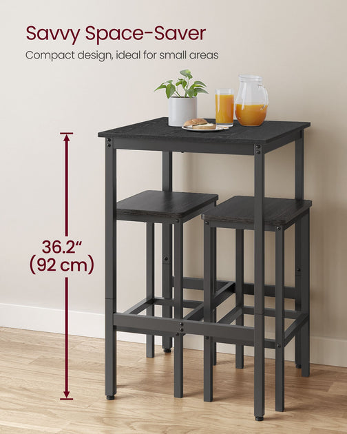 Hivvago Bar Table Black 4