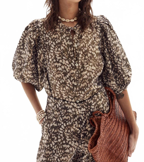 Lanhtropy Bubble Metallic Linen Shirt Multi X-Small 2