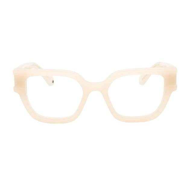 Off-White OERJ085 Square Eyeglasses Beige One Size 3