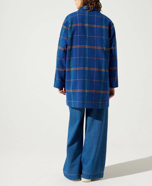 Cotelac Loose Coat Blue Medium 4