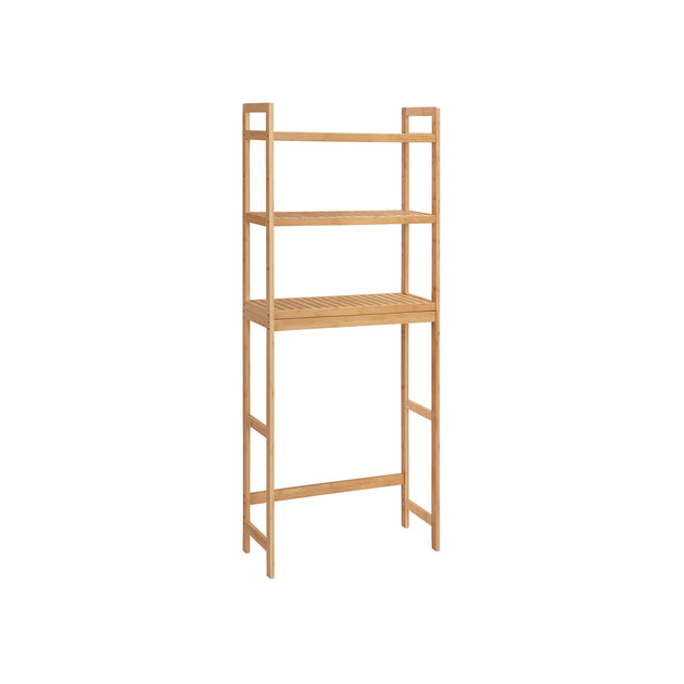 Hivvago 3-Tier Bamboo Over Toilet Bathroom Organizer 2
