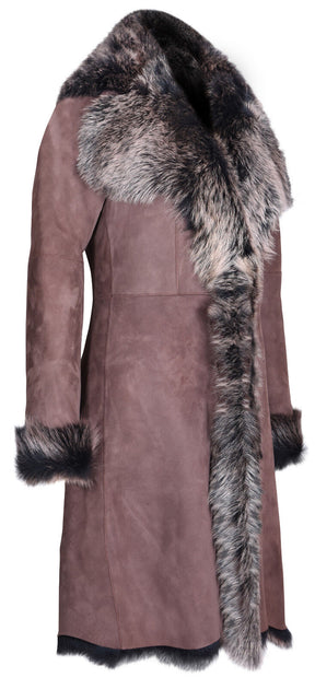 Infinity Tbilisi Sheepskin Trench Coat Multi XSmall 3