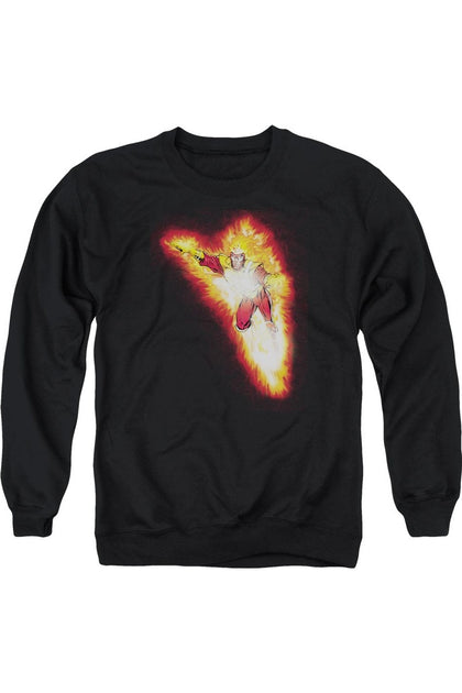 Gildan Justice League Firestorm Crewneck Sweatshirt Schwarz Large 2