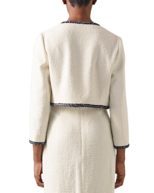 LK Bennett Tara Jacket White US 14 3