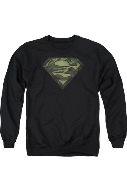 Gildan Superman Crewneck Sweatshirt Schwarz Large 2