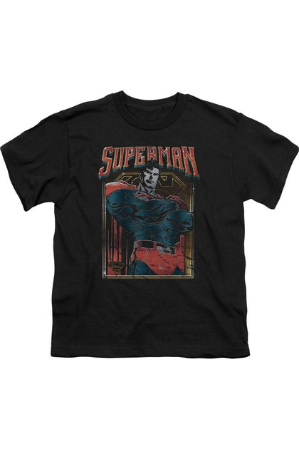 Gildan Superman Head Bang T-Shirt Black Small 2