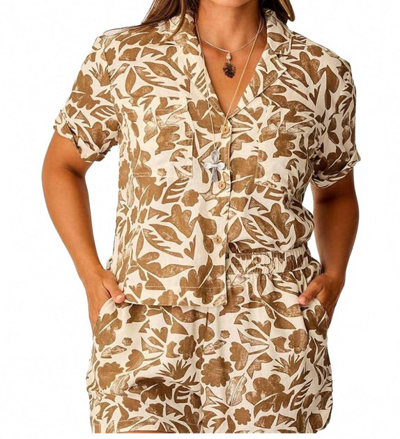 Carve Designs Luca Top Beige Small 2