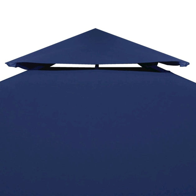 vidaXL Gazebo Cover Replacement Dark Blue 10'x10' 4