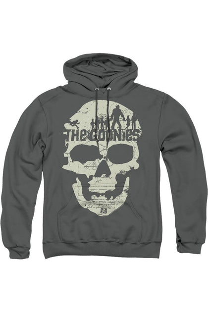 Gildan The Goonies Skull Map Sweat à Capuche Vert Small 2