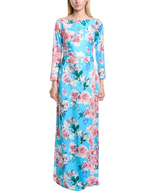 Rene Ruiz Off-The-Shoulder Gown Multicolor US 4 2