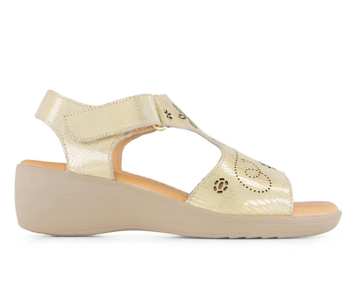 Andrea 65431 Wedge Sandals Beige US 7 2