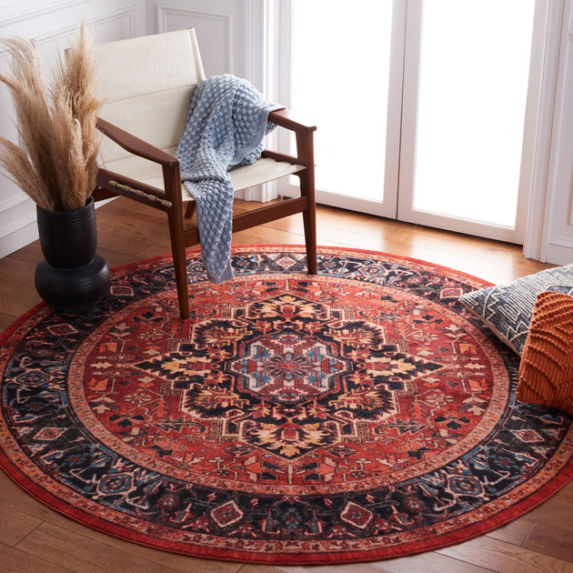 Safavieh Riviera RIV138 Area Rug Red/Blue 4
