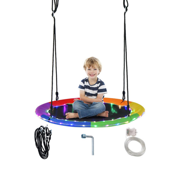 Hivvago Saucer Tree Swing Multicolor 4