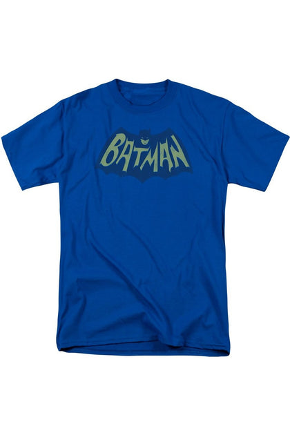Gildan Batman Show Bat Logo T-Shirt Blue Large 2