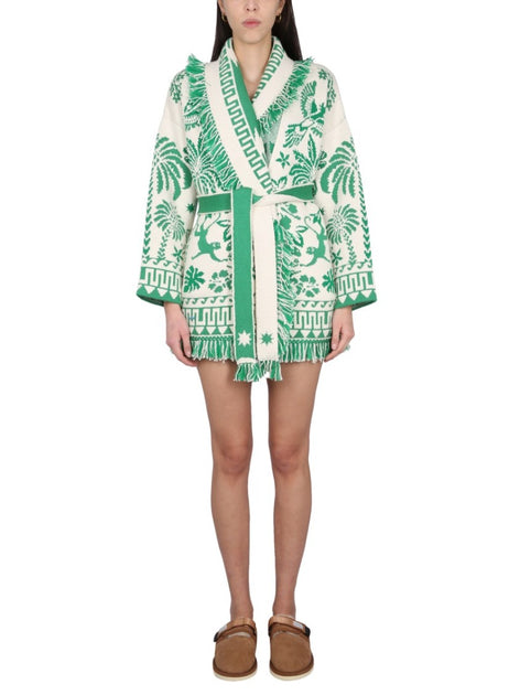 Alanui Textured High Waisted Knit Shorts ShopSimon