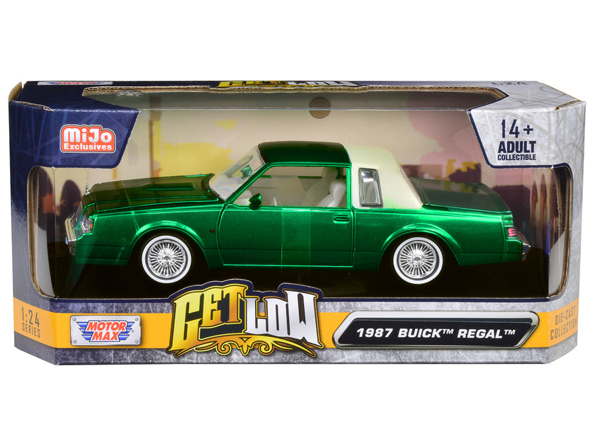 Motormax 1987 Buick Regal Diecast Car Green 1/24 3