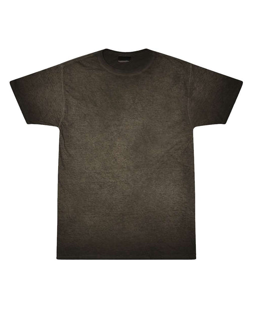 Colortone Oil Wash T-Shirt Orange Medium 4