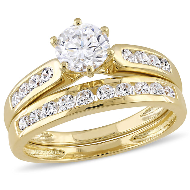 Mimi & Max Bridal Ring Set Silver US 8 2