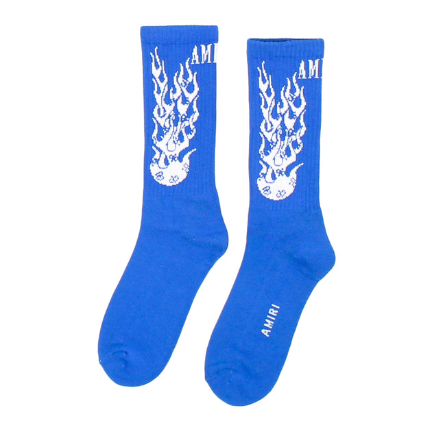 Fire Feather Blue Sockamoccs