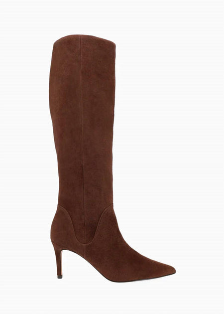 PELLE MODA Lidya Heeled Tall Boots Brown US 10 3
