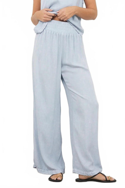 LAmade Kalani Wide-Leg Pant Blue XLarge 4