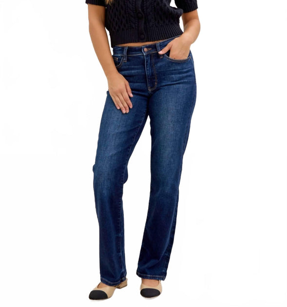 Judy Blue Everyday Icon Straight Leg Jeans Blue 32 2