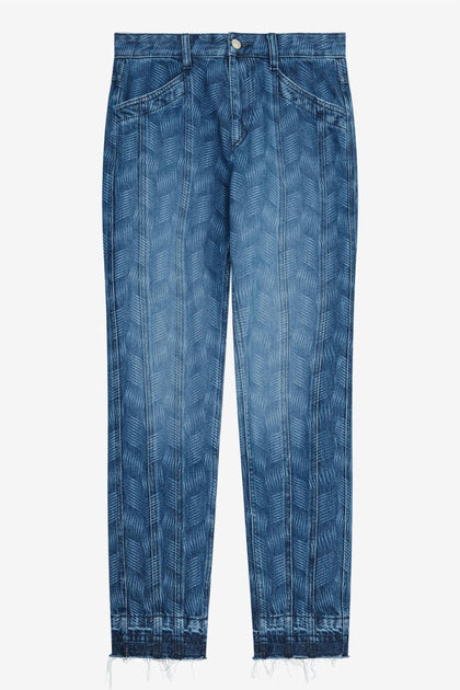 Isabel Marant Sulanoa Slim Jean Blue 38 3