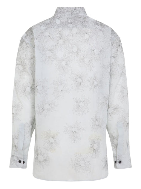 Dries Van Noten Button-Up Shirt White Large 3