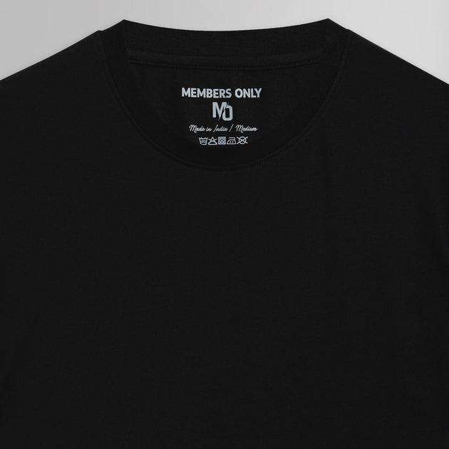 Members Only Women's Over Crew Neck T-Shirt Red Medium 4