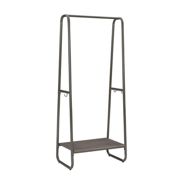 Linon Bywood Clothing Rack Pewter 2