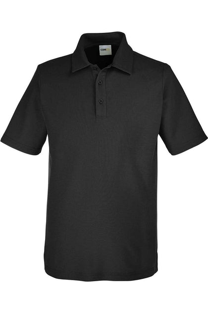 CORE365 Fusion ChromaSoft Pique Polo Black Large 2