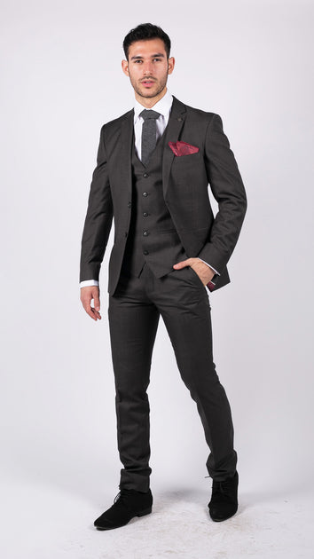 Paul Andrew Charles 3-teiliger Anzug Grau US 42 Regular 3