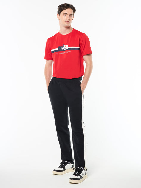 Sergio Tacchini Cursivo Track Pant White Small 4