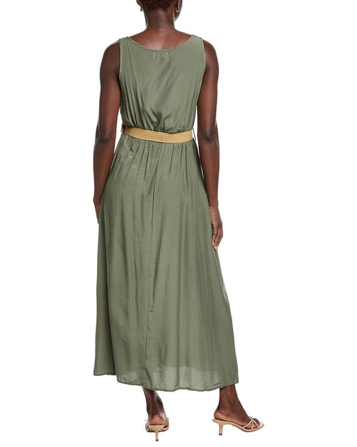 Anna Kay Saratoga Maxi Dress Green Large 3