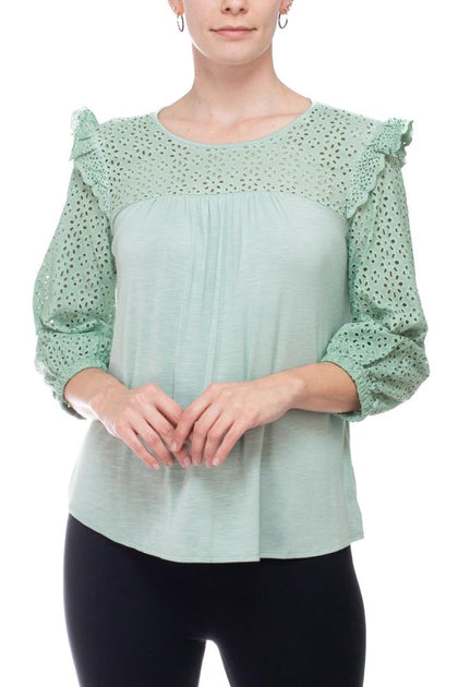 TRUEDAMES Eyelet Top Green Large 2