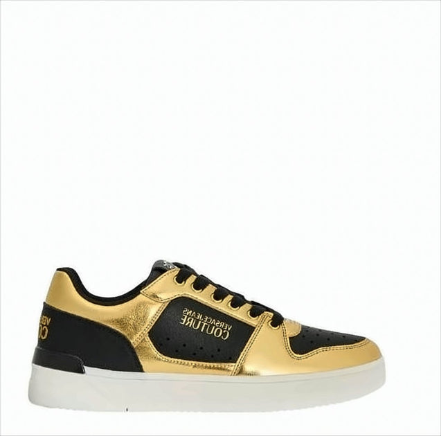 Versace Low-Top Sneakers Metallic Gold EU 40 2