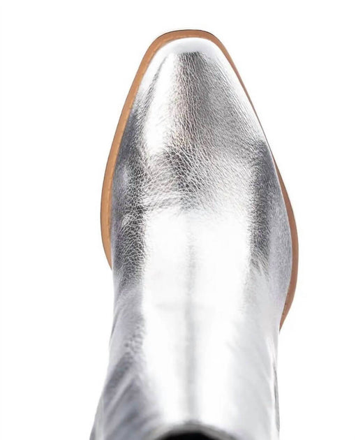 Chinese Laundry Women's Western Boot Silver US 6 4