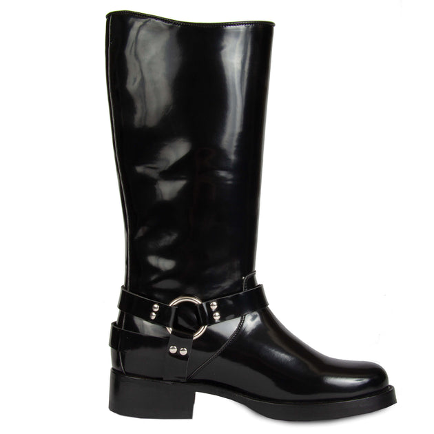 URBNKICKS Tall Biker Boots Black US 7.5 4