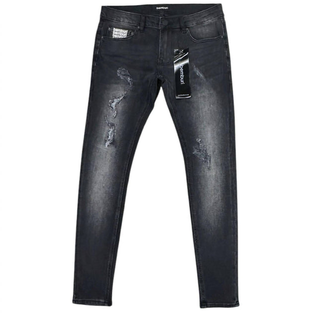 Bemburi Skinny Denim Jean Grey US 38 3