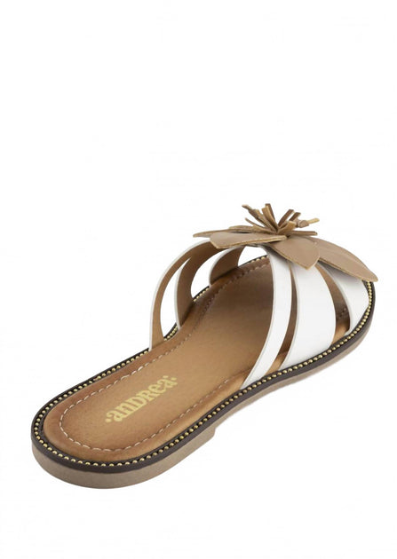 Andrea Women Sandal White US 6 3